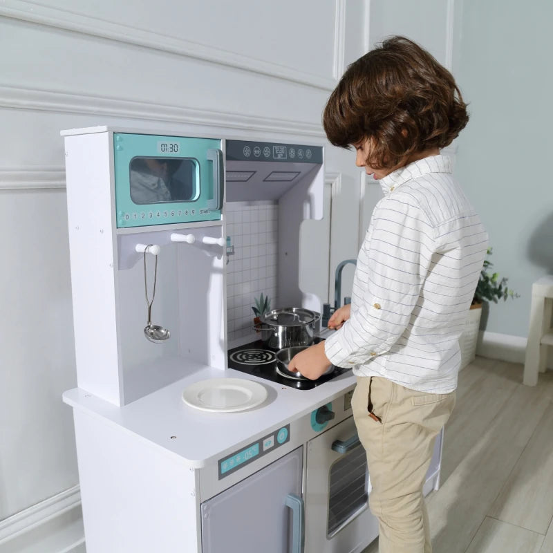 Cocina Infantil de Madera Grande XXL – Con Horno, Micro y Heladera