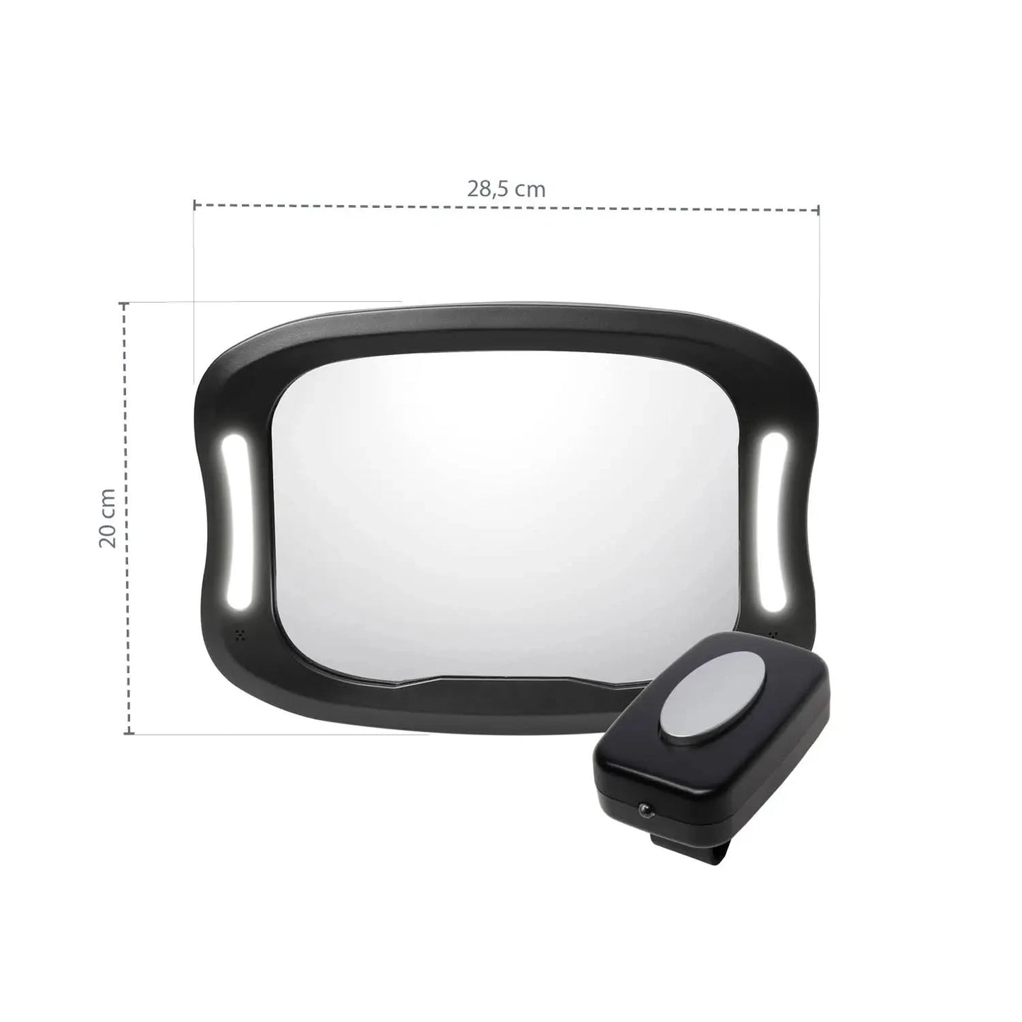 Espejo Deluxe con Luz y control Remoto Bebesit