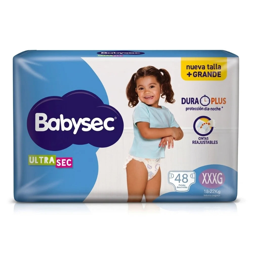 Pañales Babysec Ultra Sec