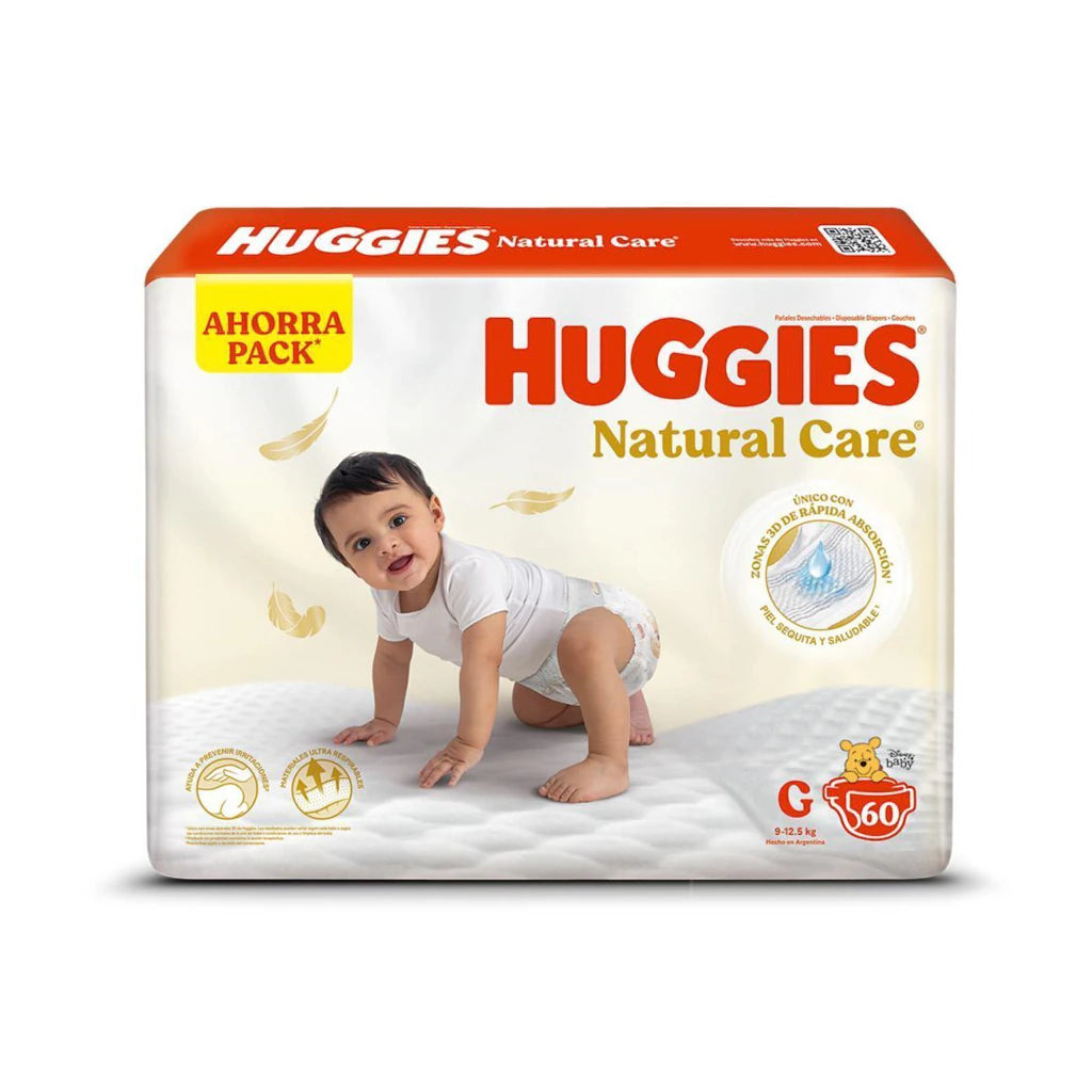 Pañales Huggies Natural Care