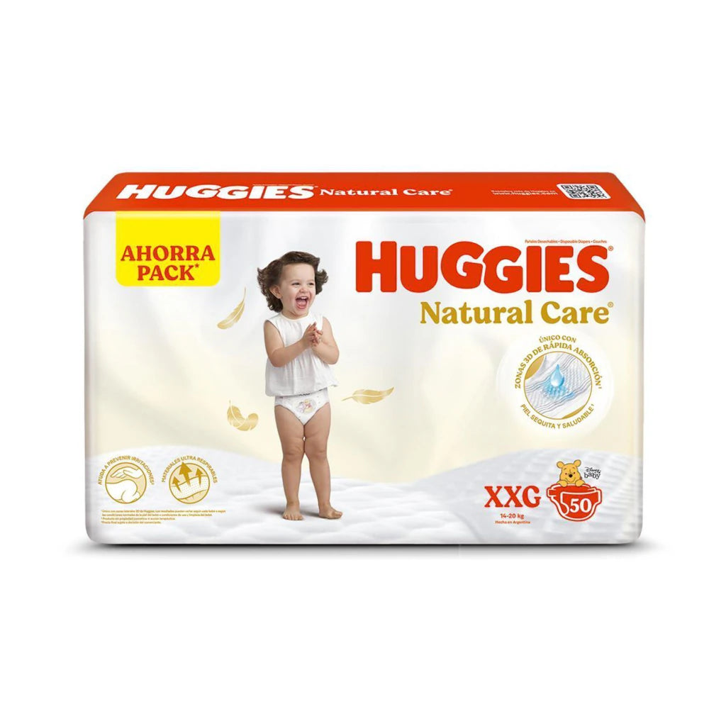 Pañales Huggies Natural Care