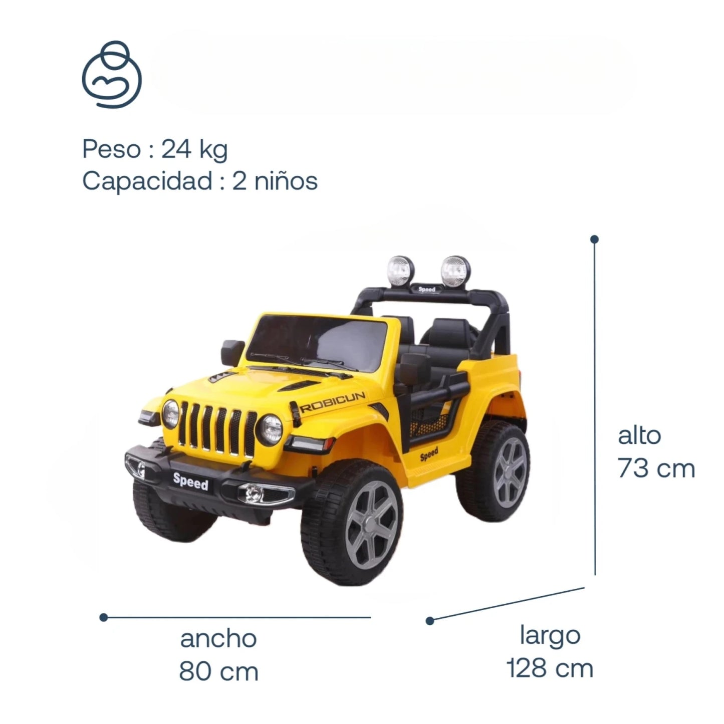 Jeep Renegado a batería de 12V