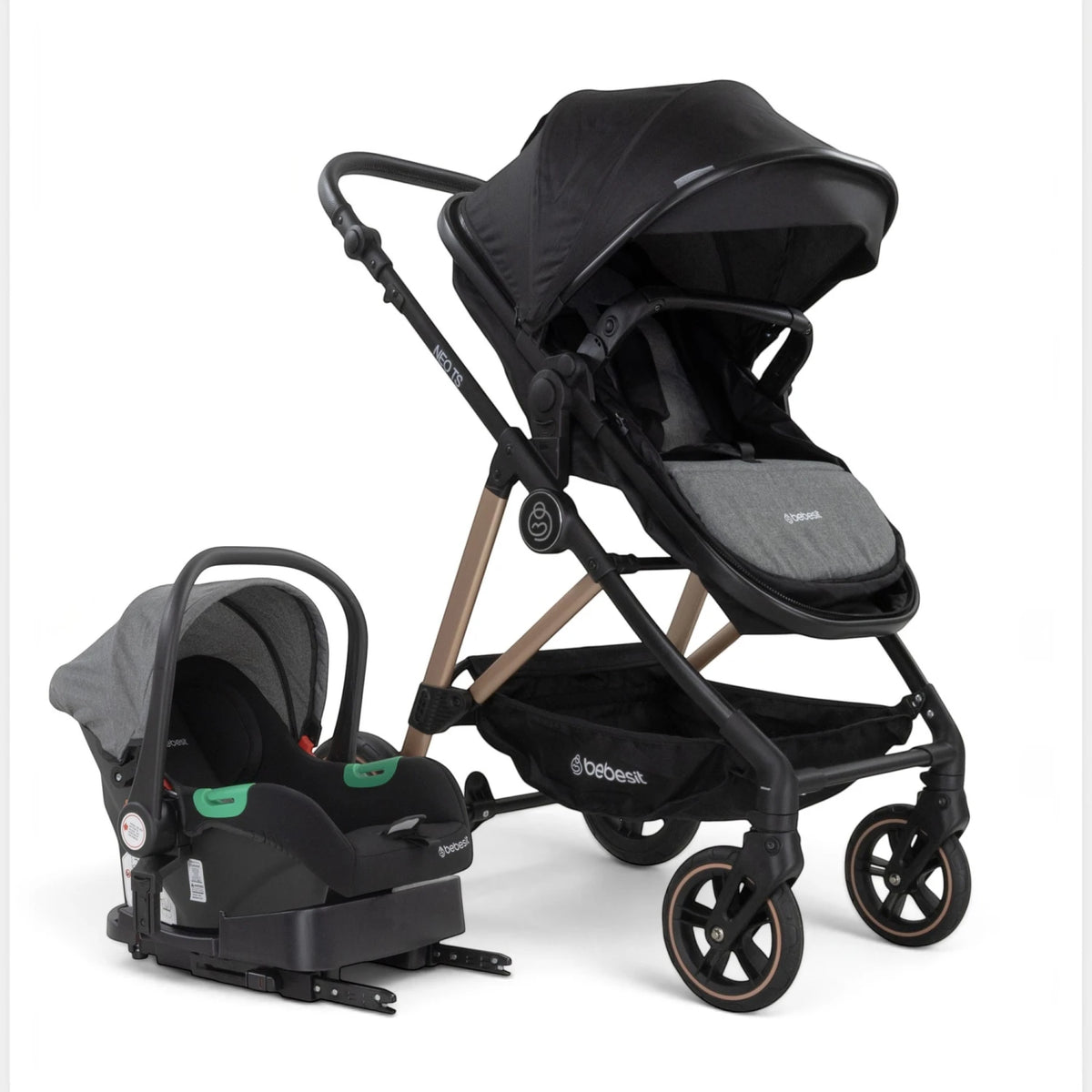 Coche Bebesit Neo - Travel System + Base Isofix