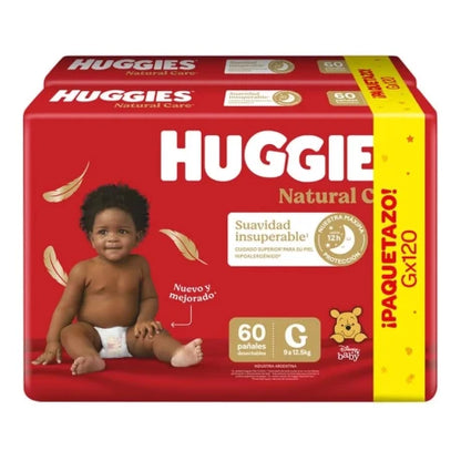Pañales Huggies Natural Care