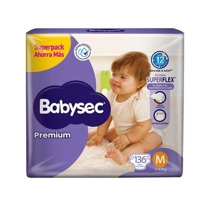 Pañales Babysec Premium