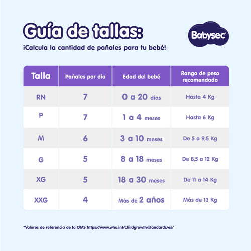 Pañales Babysec Super Premium P x 40