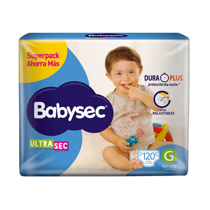Pañales Babysec Ultra Sec