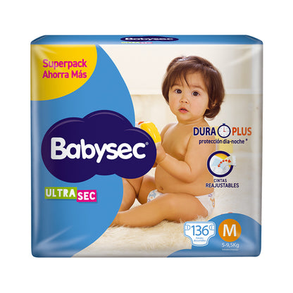 Pañales Babysec Ultra Sec