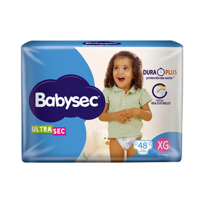Pañales Babysec Ultra Sec