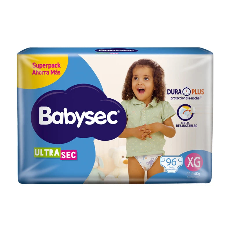 Pañales Babysec Ultra Sec