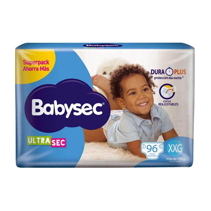 Pañales Babysec Ultra Sec