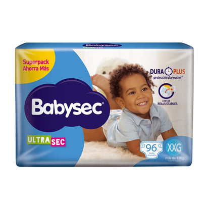 Pañales Babysec Ultra Sec
