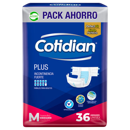 Pañales Cotidian Plus