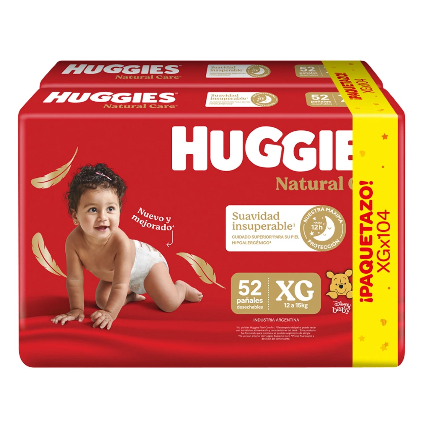 Pañales Huggies Natural Care