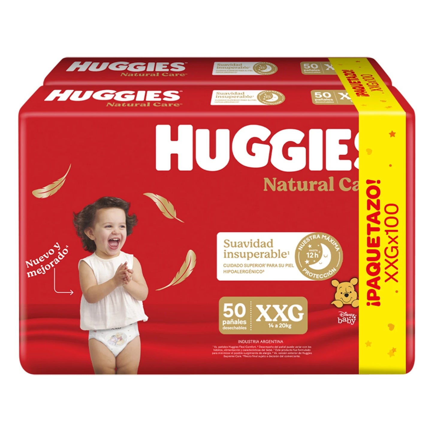 Pañales Huggies Natural Care