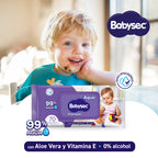 Toallitas Húmedas Babysec Premium x 45