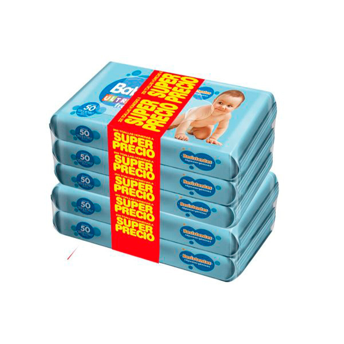 Toallitas Húmedas Babysec Ultra Sec